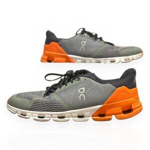 On Running CloudTec Road Sneakers Gray Rust Mesh & Rubber Used Size Men 10.5